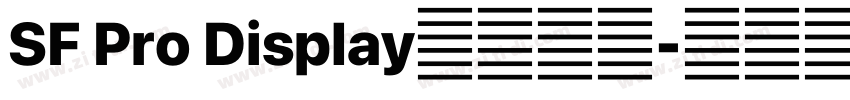 SF Pro Display苹果官方字体转换